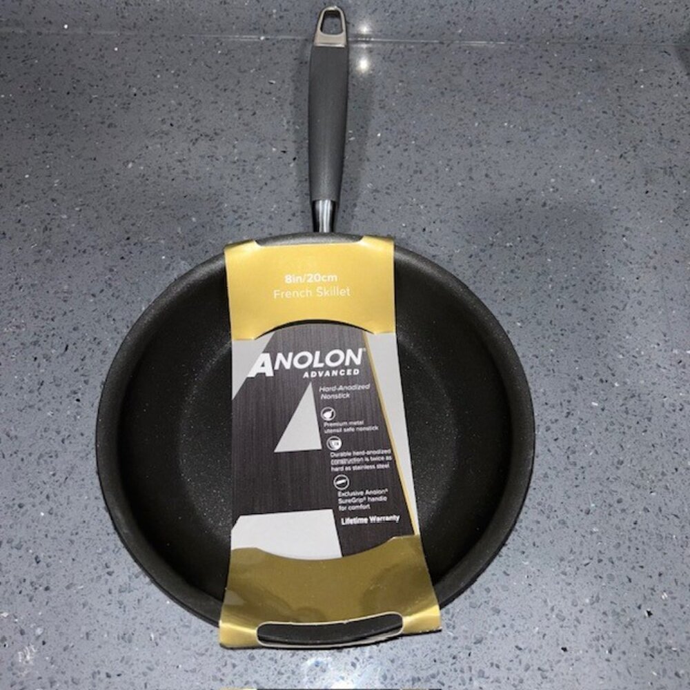 BRAND NEW Anolon Advanced 8” Non Stick French Skillet Life Warranty Model 81890